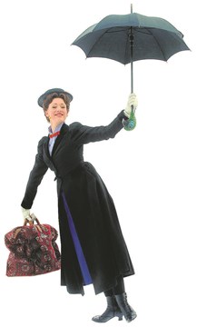 Noortje Herlaar als Mary Poppins Foto Stage Entertainment 